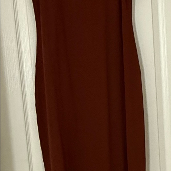 Sezane Rust Button-Front Midi Dress - Picture 7 of 13